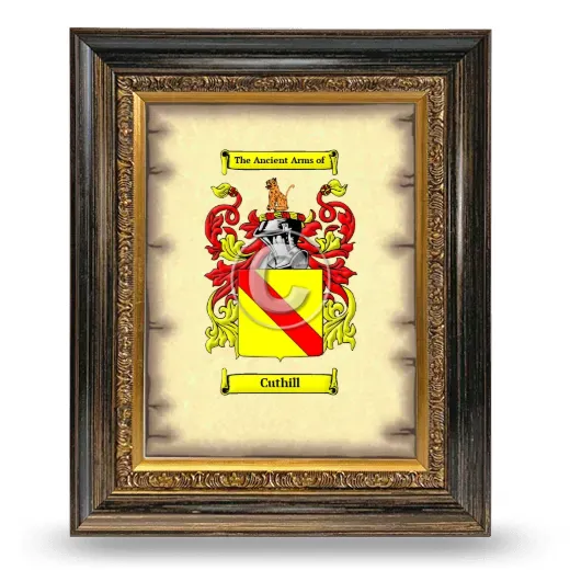Cuthill Coat of Arms Framed - Heirloom