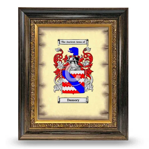 Damory Coat of Arms Framed - Heirloom