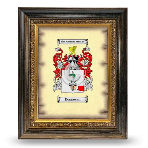 Donnevan Coat of Arms Framed - Heirloom