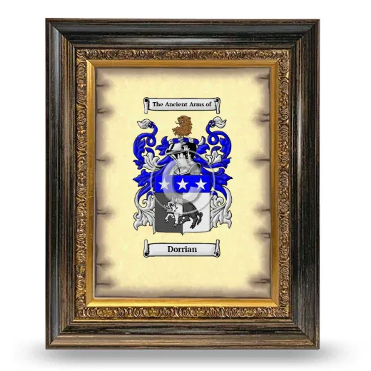 Dorrian Coat of Arms Framed - Heirloom