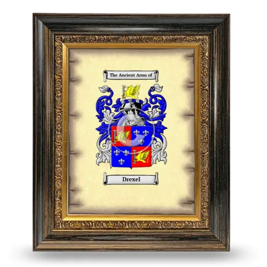 Drexel Coat of Arms Framed - Heirloom