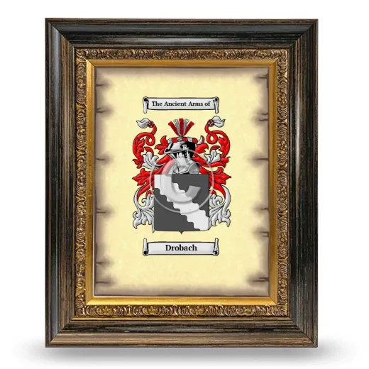 Drobach Coat of Arms Framed - Heirloom