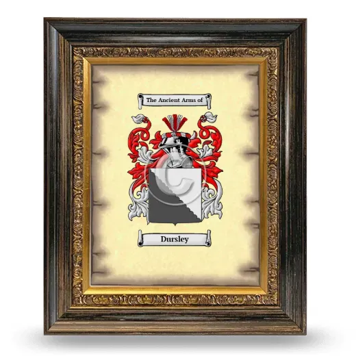 Dursley Coat of Arms Framed - Heirloom