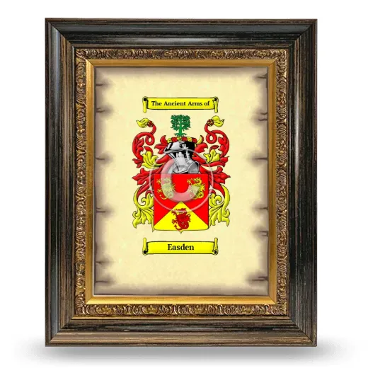 Easden Coat of Arms Framed - Heirloom