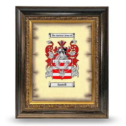 Eastell Coat of Arms Framed - Heirloom