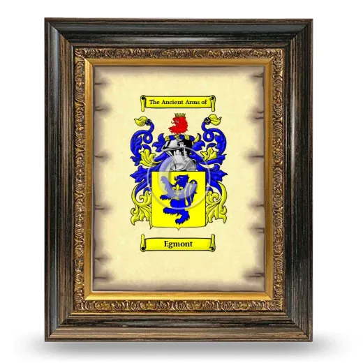 Egmont Coat of Arms Framed - Heirloom