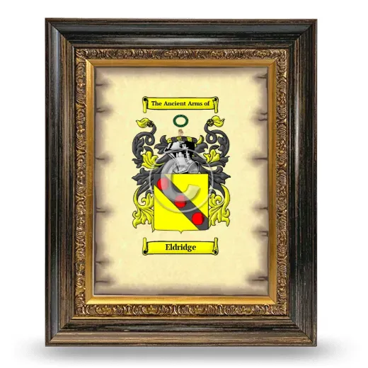 Eldridge Coat of Arms Framed - Heirloom