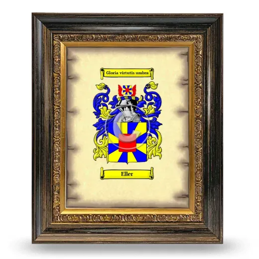 Eller Coat of Arms Framed - Heirloom