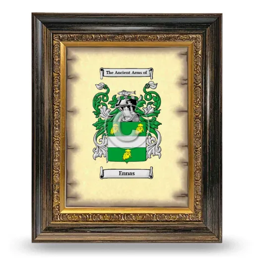 Ennas Coat of Arms Framed - Heirloom