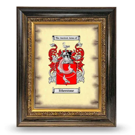 Etherstone Coat of Arms Framed - Heirloom