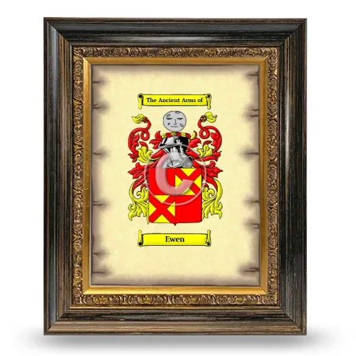 Ewen Coat of Arms Framed - Heirloom