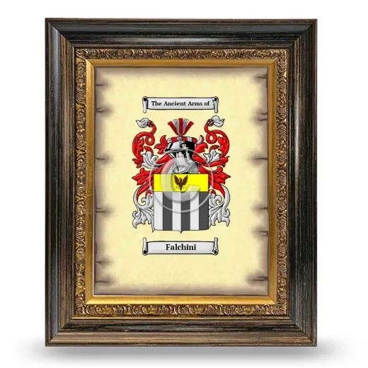 Falchini Coat of Arms Framed - Heirloom