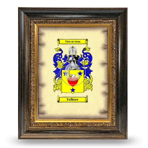 Falkner Coat of Arms Framed - Heirloom