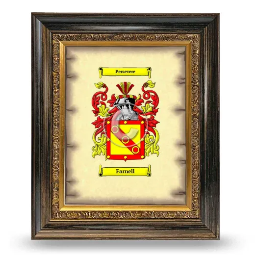 Farnell Coat of Arms Framed - Heirloom