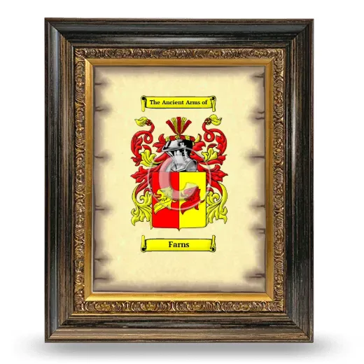 Farns Coat of Arms Framed - Heirloom