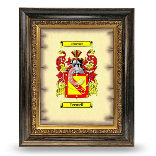 Feernell Coat of Arms Framed - Heirloom