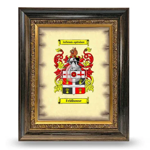 Feldhouse Coat of Arms Framed - Heirloom