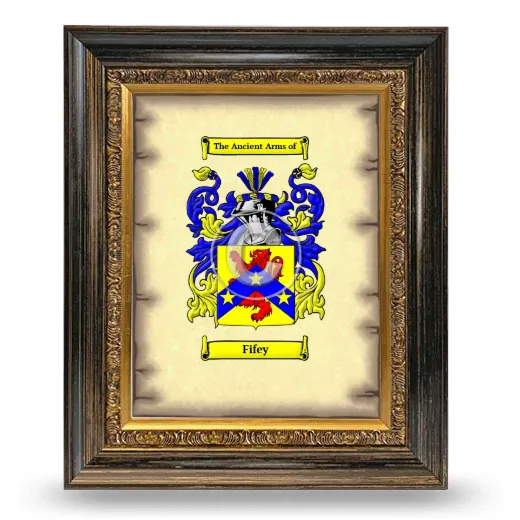 Fifey Coat of Arms Framed - Heirloom