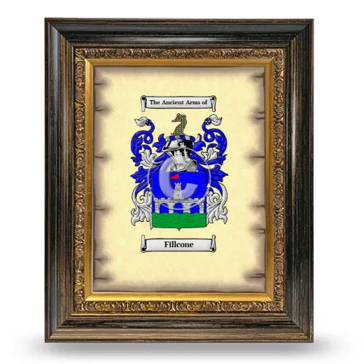 Fillcone Coat of Arms Framed - Heirloom