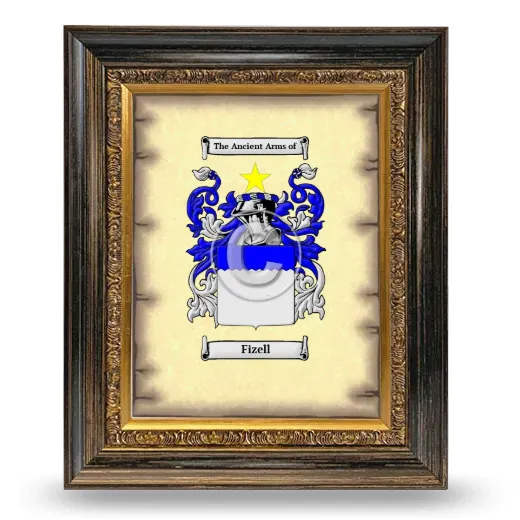 Fizell Coat of Arms Framed - Heirloom