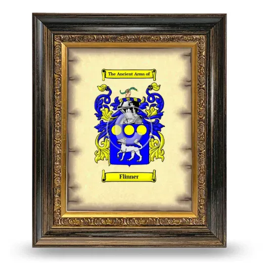 Flinner Coat of Arms Framed - Heirloom