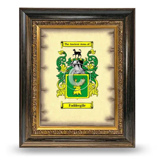 Foddergile Coat of Arms Framed - Heirloom