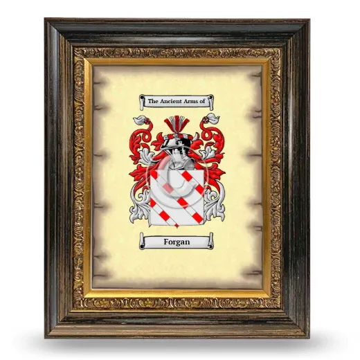 Forgan Coat of Arms Framed - Heirloom