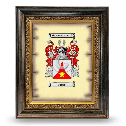 Frobe Coat of Arms Framed - Heirloom