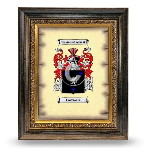 Froxmere Coat of Arms Framed - Heirloom