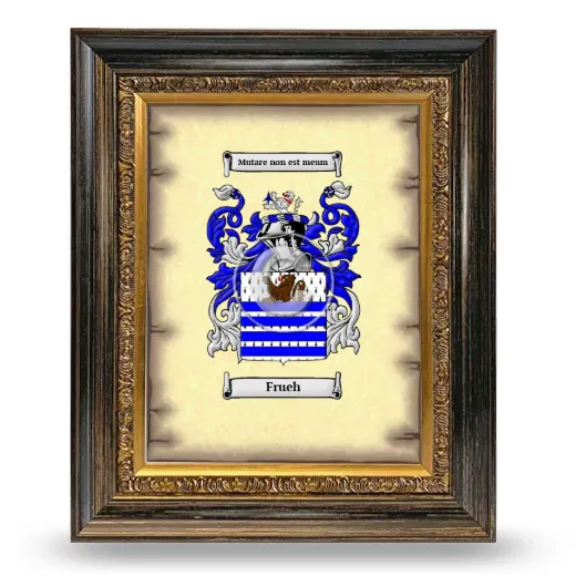 Frueh Coat of Arms Framed - Heirloom