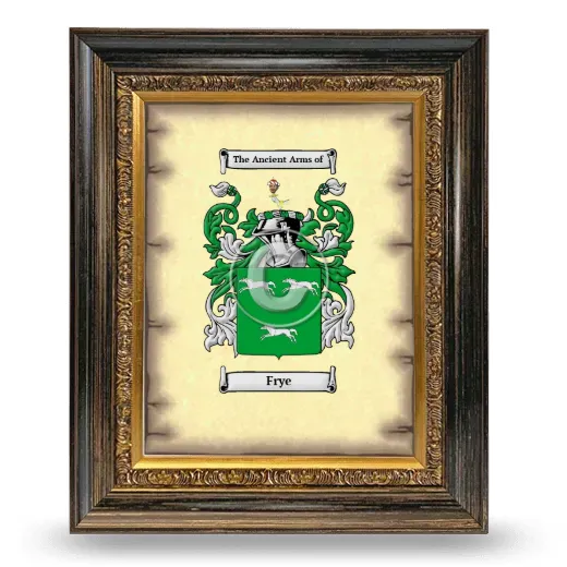 Frye Coat of Arms Framed - Heirloom