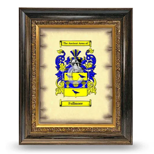 Fullmore Coat of Arms Framed - Heirloom