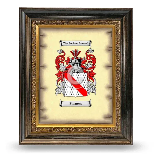 Furness Coat of Arms Framed - Heirloom