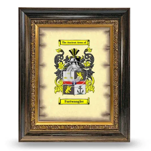 Furtwangler Coat of Arms Framed - Heirloom