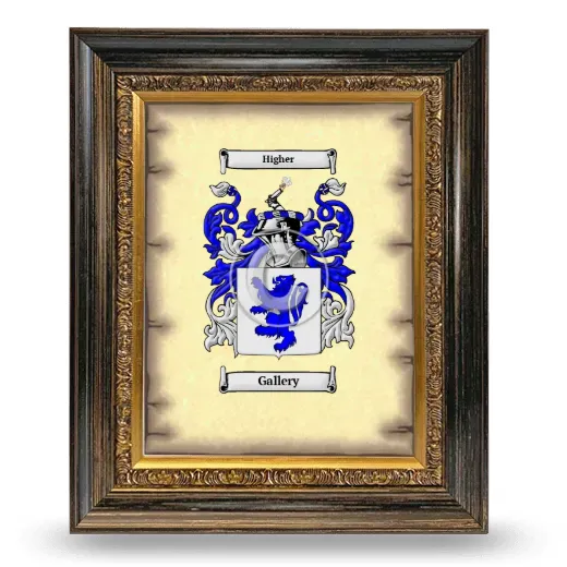 Gallery Coat of Arms Framed - Heirloom
