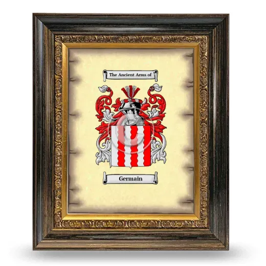 Germain Coat of Arms Framed - Heirloom