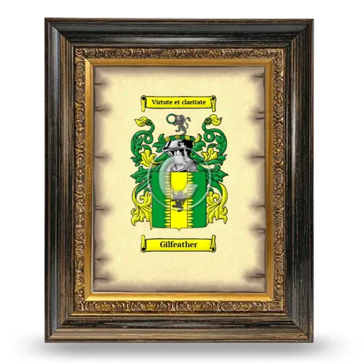 Gilfeather Coat of Arms Framed - Heirloom