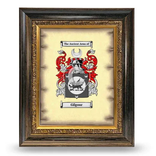 Gilgour Coat of Arms Framed - Heirloom