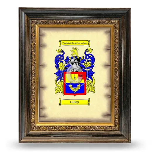 Gilley Coat of Arms Framed - Heirloom