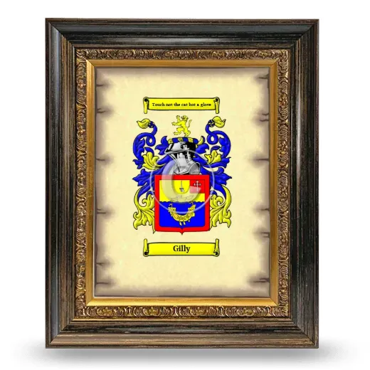 Gilly Coat of Arms Framed - Heirloom