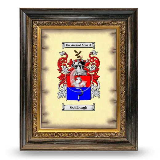 Goldburgh Coat of Arms Framed - Heirloom