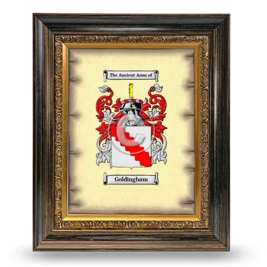 Goldingham Coat of Arms Framed - Heirloom