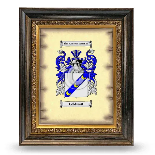 Goldsmit Coat of Arms Framed - Heirloom