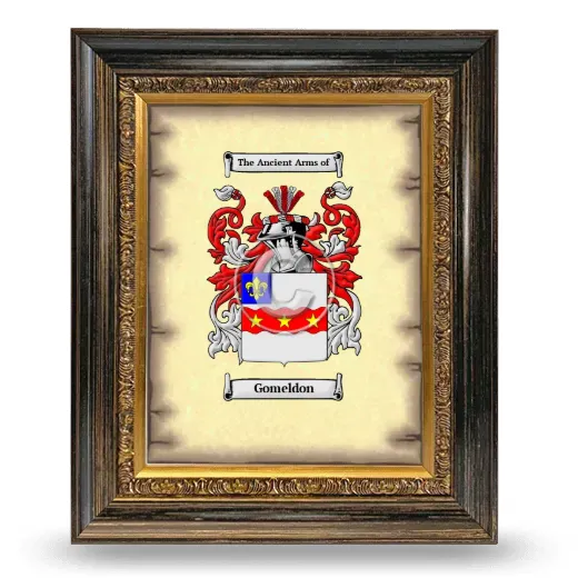 Gomeldon Coat of Arms Framed - Heirloom