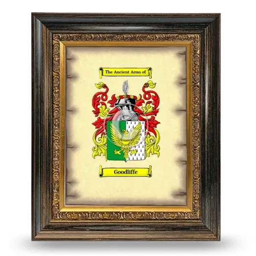 Goodliffe Coat of Arms Framed - Heirloom