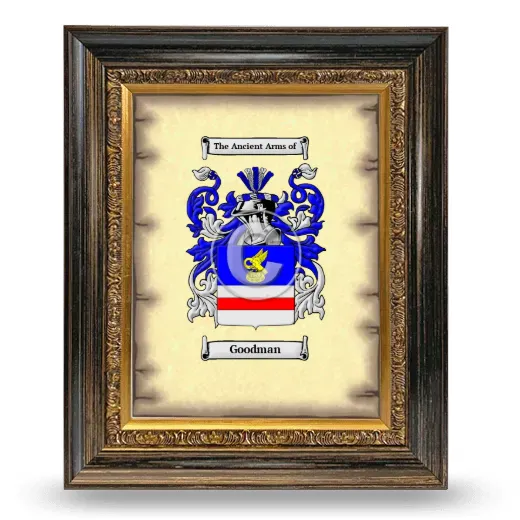 Goodman Coat of Arms Framed - Heirloom