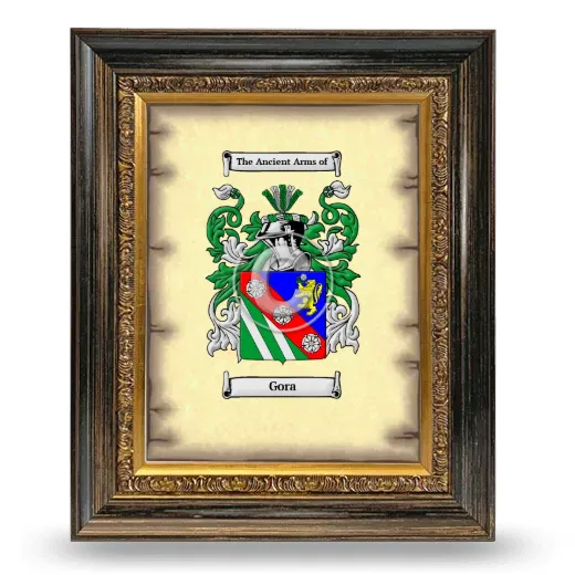 Gora Coat of Arms Framed - Heirloom