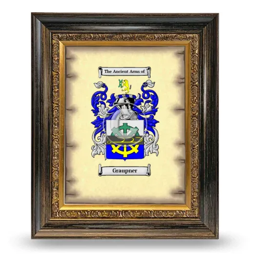 Graupner Coat of Arms Framed - Heirloom
