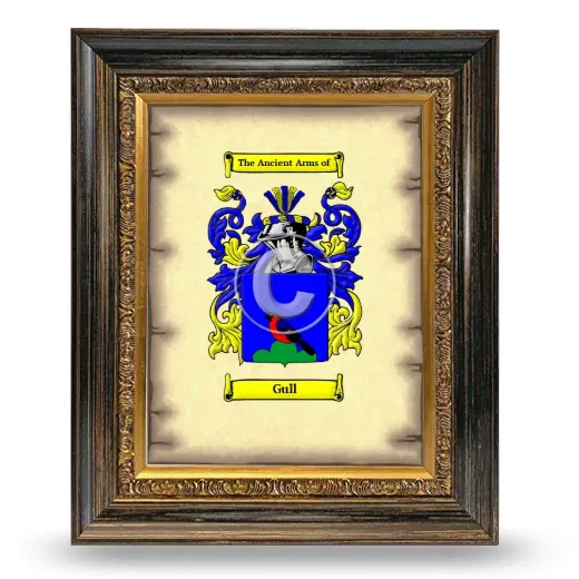 Gull Coat of Arms Framed - Heirloom