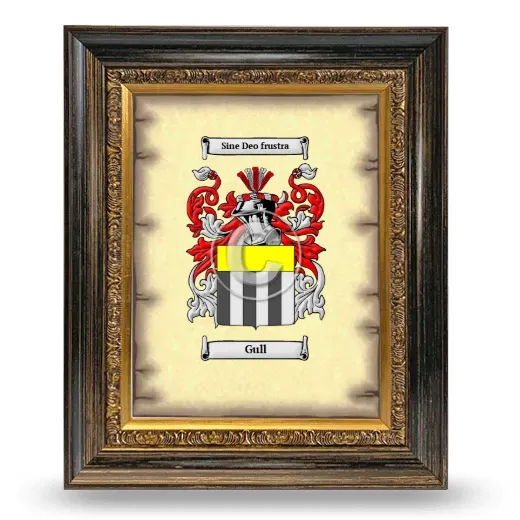 Gull Coat of Arms Framed - Heirloom